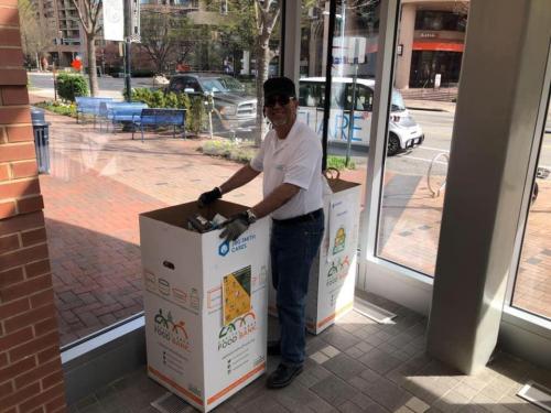 Food is delivered to AFAC for those in need in Arlington Country.