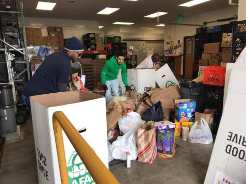 Food is delivered to AFAC for those in need in Arlington Country.