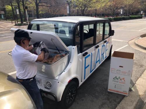 Food is delivered to AFAC for those in need in Arlington Country.