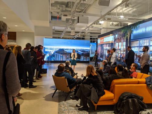 Arlington County Board Memebr Katie Cristol. 